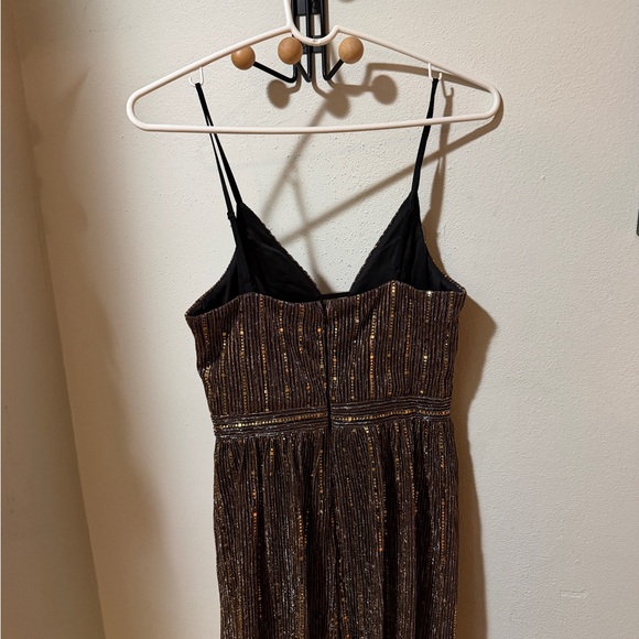 Lulus Gold Sequined Jumpsuit - Picture 3 of 3
